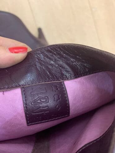 сапоги из натурального меха и кожи: Сапоги ботфорты, длина до колен, р 38-39, натуральная кожа, состояние — 4