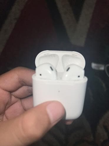retro mp3: Беспроводные вкладыши наушники, Apple, Airpods 2, Б/у — 3