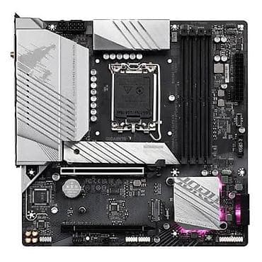 Материнская плата для ПК, Б/у, Gigabyte, LGA1700, Micro-ATX