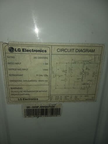 холодильник бишкек бу: Холодильник LG, Б/у, Двухкамерный — 5