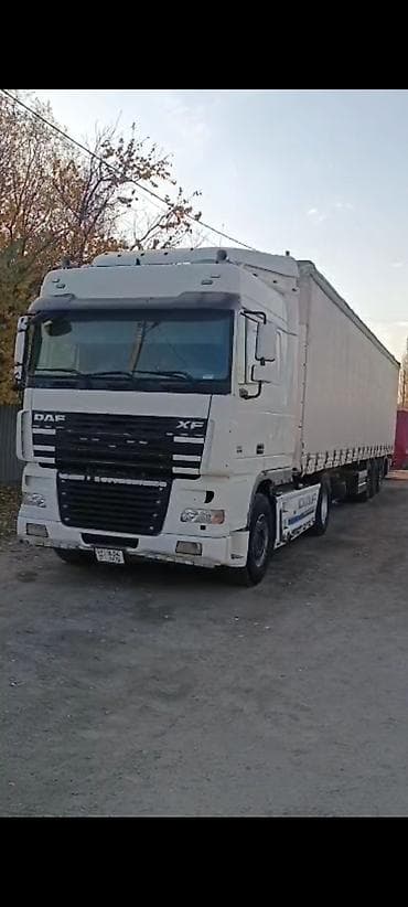 daf 2001: Тягач, DAF, 2003 г., Тентованный — 2