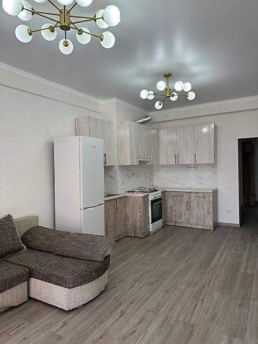 Батирлер: 1 бөлмө, 50 м², Асанбай мкр Элитка, 4 кабат, Евро оңдоо — 6