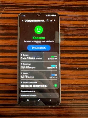 телефонный апарат: Samsung Galaxy A32, Б/у, 128 ГБ, 2 SIM — 4