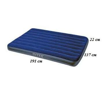 матрас кровать интекс: Размеры матраса: ширина - 137 см, длина - 191 см, высота - 22 см — 1