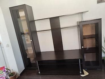 тв стенка: Стенка-шкаф, Тип стенки-шкафа: Другой тип шкафа-стенки, Для зала, Б/у, Особенности: С отделением под телевизор — 3