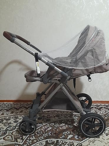 детские коляски anex sport: Коляска, Другой бренд, цвет - Коричневый, Б/у, Самовывоз — 5