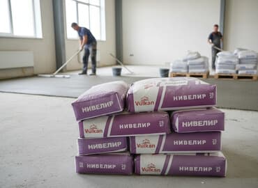 уровень стабила: Сухая строительная смесь "Нивелир" от "Vulkan" в мешках по 25 кг — 1