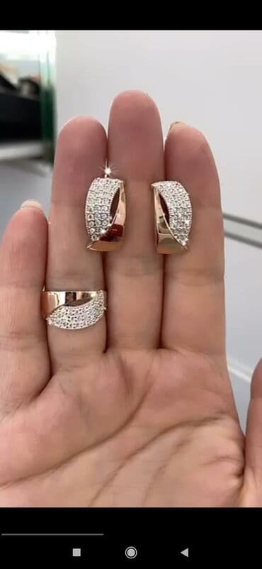 свадебные наборы ручной: Набор украшений, Проба 925, Женские, Новый — 1