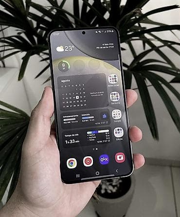 Техника и электроника: Samsung Galaxy S24, Б/у, 128 ГБ, цвет - Черный, 1 SIM, eSIM — 3