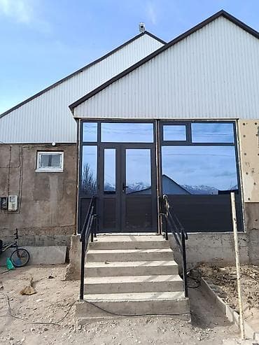 установка дверей кант: Алюминиевое окно на заказ, Тип окна: Витражные, Декоративные особенности: Фрамуга, Бесплатная установка, Без рассрочки — 6