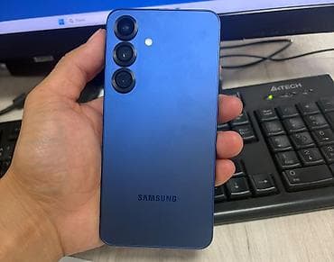 смарт чясы: Samsung Galaxy S25, Колдонулган, 256 ГБ, түсү - Көк, 1 SIM — 1