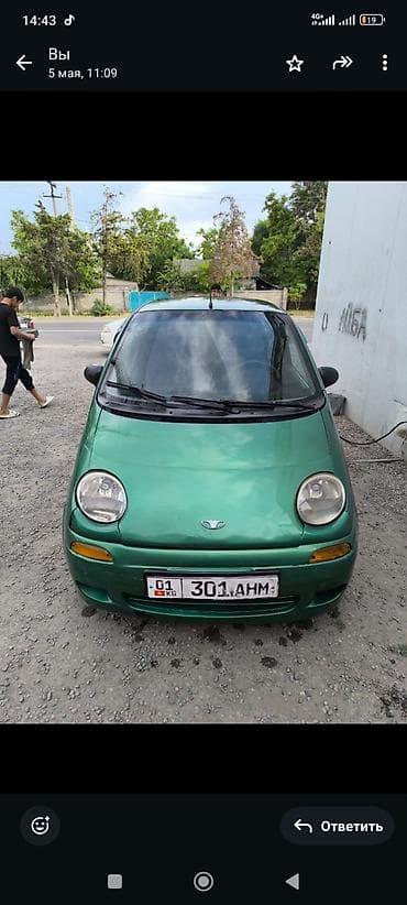 Daewoo Matiz: 1999 г., 0.8 л, Механика, Бензин, Хэтчбэк