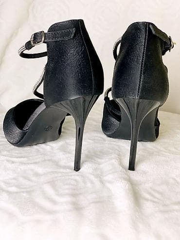 lui vitton: Женские туфли-лодочки на шпильке - Цвет: черный - Форма носка — 2