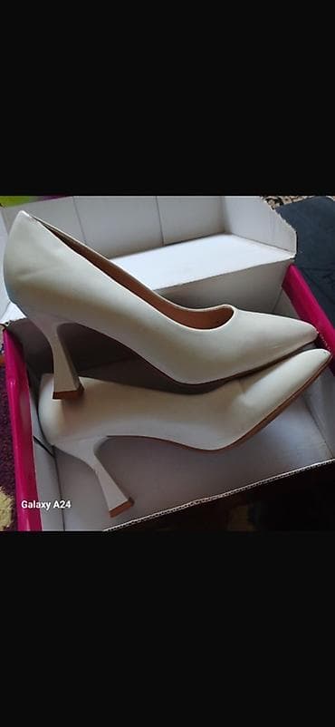 туфли женские лодочки: Классические лодочки женские - Цвет: молочный/айвори - Материал — 1