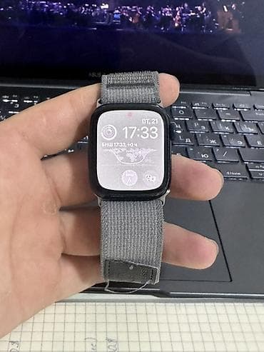 Apple Watch: Apple Watch 8 series 42mm Состояние аккумулятора 98% Цвет Midnight — 8