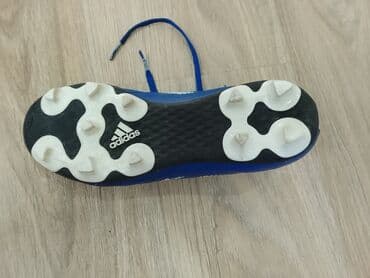 сараканошка бутсы: Футбольные бутсы с шипами Adidas - Цвет: синий с белыми тремя — 5