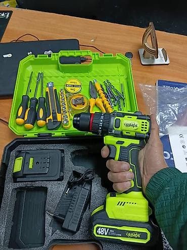 набор отвёртка: Аккумуляторный шуруповёрт-дрель «САМАРА» 48V в кейсе с набором — 2