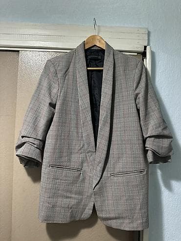 Пиджак, Блейзер, В клетку, Турция, M — 2