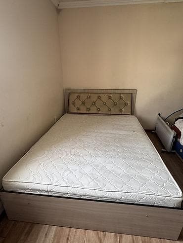 Кровати: Двуспальная кровать, С матрасом, длина - 200 см — 2