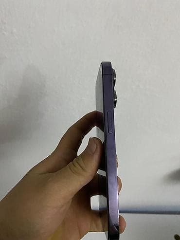 купить ноутбук в бишкеке бу: IPhone 14 Pro, Б/у, 256 ГБ, Deep Purple, Чехол, 82 % — 9