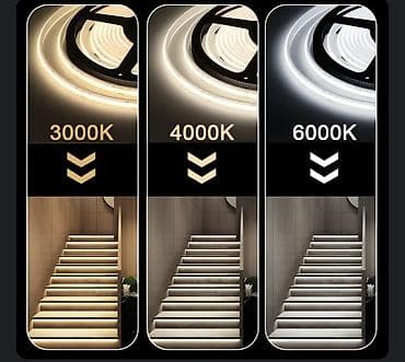 Аксессуары для осветительных приборов: Светодиодная лента COB — непрерывная ровная световая линия без точек — 2