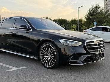 Транспорт: Mercedes-Benz S-Class: 2023 г., 3 л, Автомат, Бензин, Седан — 6