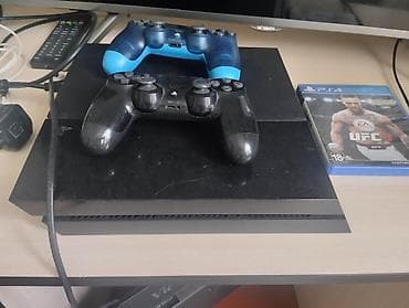 Видео оюндар жана приставкалар: PlayStation 4 (Fat) в комплекте 2 джойстика, пс прошитая, имеются — 1