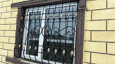 решотки для окон: Решетки для окон, Кованные, На заказ, Бесплатная установка — 1