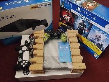 Sony PlayStation 4 Slim 500 ГБ (HDR, PS VR Ready) версия 12.52