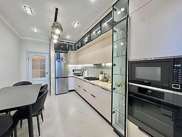кватира жер там: 3 комнаты, 104 м², Элитка, 2 этаж, Дизайнерский ремонт — 3