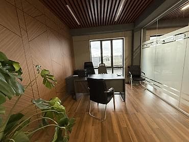 большой офисный стол: Комплект офисной мебели, Кресло, Металл, цвет - Черный — 2