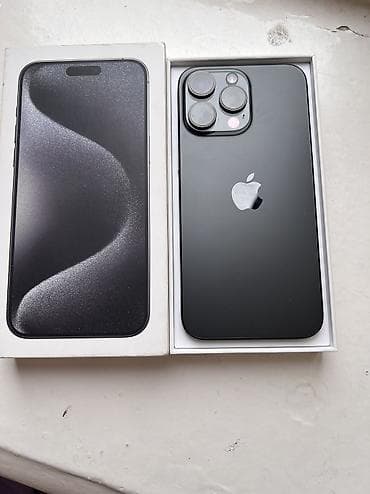 apple iphone 12 mini: IPhone 15 Pro Max, Б/у, 256 ГБ, Black Titanium, Чехол, Кабель, Коробка, 85 % — 1