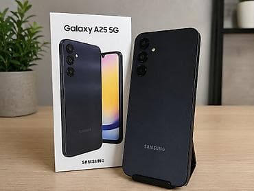 Samsung Galaxy A25, Б/у, 128 ГБ, цвет - Черный, 2 SIM