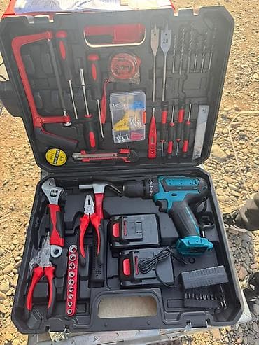 не нужный веши: Набор инструментов в чемодане с аккумуляторной дрелью-шуруповертом — 1