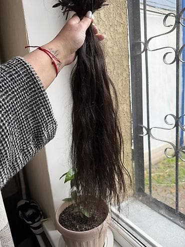 парик чач: 200 капсул Срез натуральных тёмно-каштановых волос - Текстура — 3