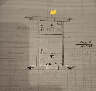 hostel osh: 1 комната, 17 м², Общежитие, 4 этаж, Косметический ремонт — 5