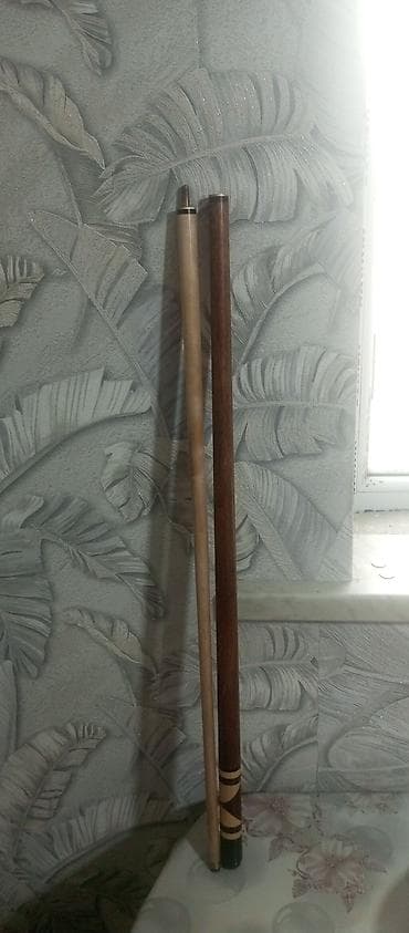 кий блярдный: Разборный кий для бильярда - Двухсоставной: комель из тёмного дерева — 2