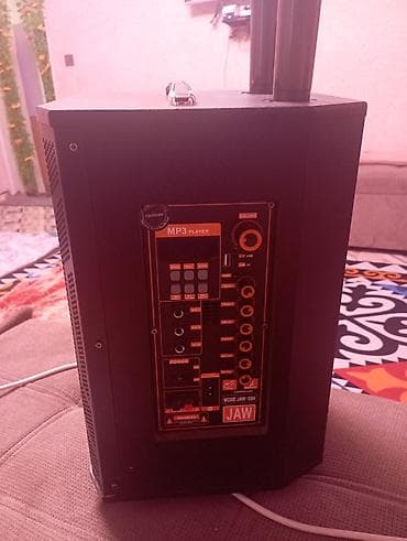 микрофон бишкек для компьютера: Портативная акустическая система JAW (модель JAW‑X8H) с караоке - — 1