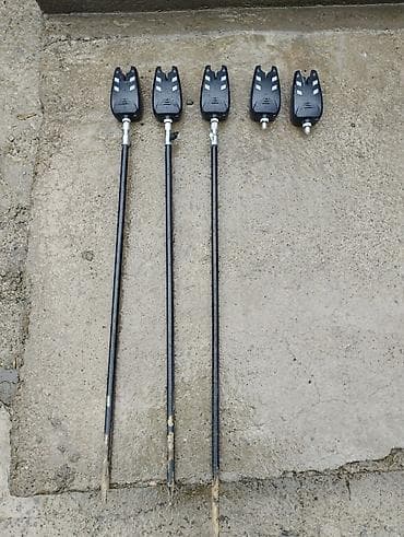 личинка карпа: Электронные сигнализаторы поклёвки для карповой ловли - Комплект из 5 — 2