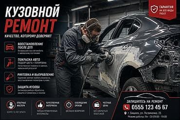 кузовщик требуется: Ремонт кузова, Рихтовка кузова, Легковое авто — 1