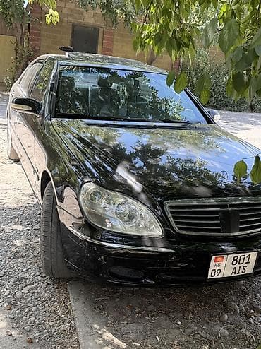 водовоз мерс: Mercedes-Benz S-class AMG: 2000 г., 5.5 л, Автомат, Бензин, Седан — 1