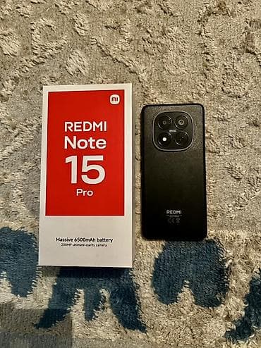 sony 3000: Redmi, Redmi Note 15 Pro, Новый, 256 ГБ, цвет - Черный, 2 SIM — 1