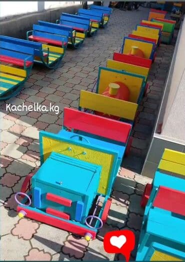 детские домики бишкек: Лодочка качалка Домики беседки для детей +2 скамейки Качели — 13