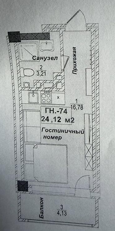 квартира в новостройке: Находится в тихом, уютном месте Кара Ой, Пост Гаи Чолпон Ата По — 7