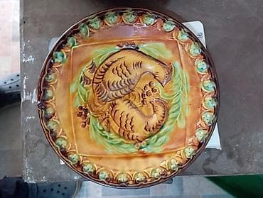 декор дом: Большие настенные/подвесные часы промышленного типа. - Диаметр — 6