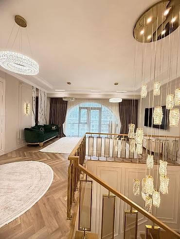 самый дорогой номер в кыргызстане: 5 и более комнат, 300 м², Элитка, 13 этаж, Дизайнерский ремонт — 10
