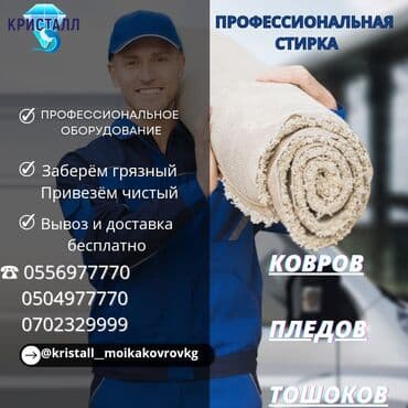 купить оборудование для стирки ковров: Стирка ковров, | Шырдак, Ковролин, Палас, Самовывоз, Бесплатная доставка, Платная доставка — 4