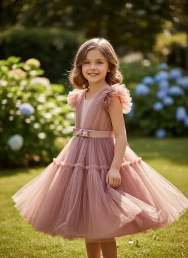 платья леопардовая: Детское платье, цвет - Розовый — 1