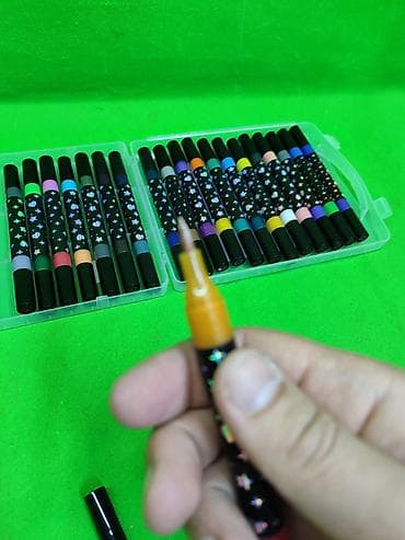 red centr: Маркеры акриловые для детского творчества и рисования🖍️ Комплектация — 6