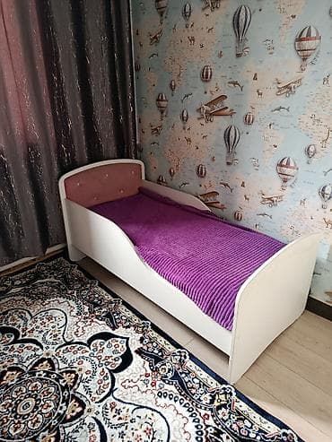 Комплектующие для мебели: Детская односпальная кровать - Размер спального места ориентировочно — 2